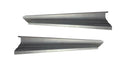 Two metal profiles on a white background. 2005-2015 Toyota Tacoma 2 DR Standard Cab Outer Rocker Panel Pair.