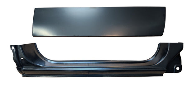 Car bumper on a white background. Outer Rocker Panel & Door Skin, RH.