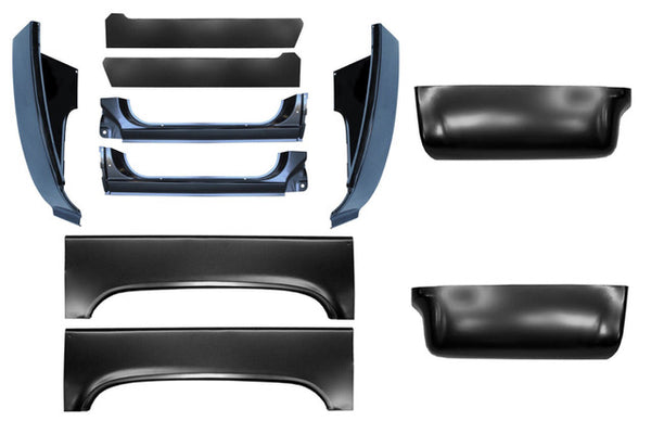 1973-87 Pickup Inner Outer Rocker Panel Cab Corner & Quarter Panel