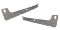 Two metal brackets on a white background. 1999-2015 Chevy Silverado Pickup Reg Cab Inner Rocker Panel Pair
