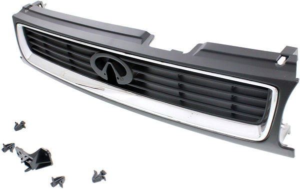 1994-1996 Infiniti G20 Grille, Painted-Black.