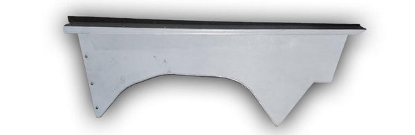 White shelf with black top on a white background. 1961-1971 International Scout Inner Fender, RH.