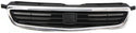 1996-1998 Honda Civic Grille, Chrome Shell/Black.