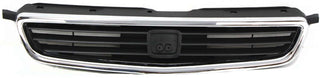 1996-1998 Honda Civic Grille, Chrome Shell/Black.