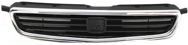 1996-1998 Honda Civic Grille, Chrome Shell/Black.