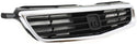 1996-1998 Honda Civic Grille, Chrome Shell/Black.