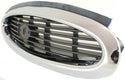 1998-2000 Ford Contour Grille, Chrome Shell/Black.