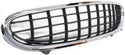 1998-2001 Chrysler Concorde Grille, Chrome Shell/Black.