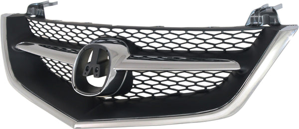 2002-2003 Acura TL Grille, Chrome Shell/Black Insert.