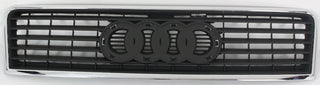 2002-2004 Audi A6 Grille, Chrome Shell/Black Insert.