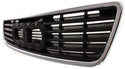 1995-1998 Audi A6 Grille, Chrome Shell/Black Insert.