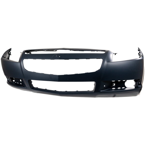 2008-2012 Chevy Malibu Front Bumper Cover, Primed, w/Fog Lamp Hole.