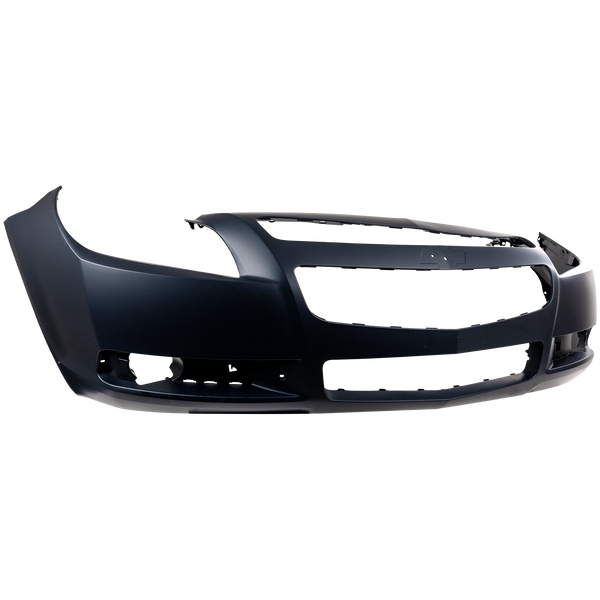 2008-2012 Chevy Malibu Front Bumper Cover, Primed, w/Fog Lamp Hole.