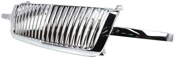 2003-2007 Chevy Silverado Pickup Truck Grille, Chrome.