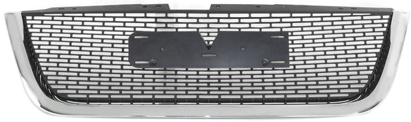 2007-2012 GMC Acadia Grille, Chrome Shell/Black.