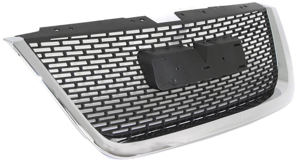 2007-2012 GMC Acadia Grille, Chrome Shell/Black.