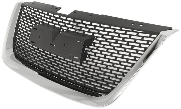 2007-2012 GMC Acadia Grille, Chrome Shell/Black.