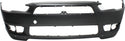 2008-2015 Mitsubishi Lancer Front Bumper Cover, Primed, w/ Air Dam Hole.