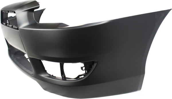 2008-2015 Mitsubishi Lancer Front Bumper Cover, Primed, w/ Air Dam Hole.