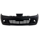 2007-2012 Nissan Versa Front Bumper Cover, Primed, W/Fog Light Hole, Hatchback/Sedan.