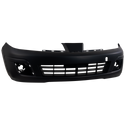2007-2012 Nissan Versa Front Bumper Cover, Primed, W/Fog Light Hole, Hatchback/Sedan.