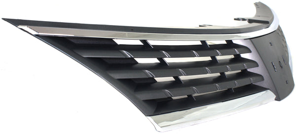 2007-2009 Nissan Versa Grille, Lower, Dark Gray.