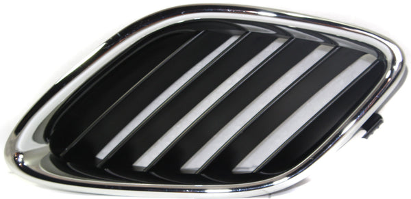 2003-2007 Saab 9-3 Grille RH, Outer, Chrome Shell/Black.