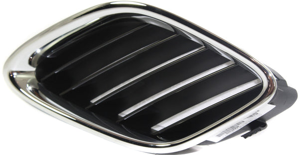 2003-2007 Saab 9-3 Grille RH, Outer, Chrome Shell/Black.