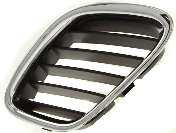 2003-2007 Saab 9-3 Grille LH, Outer, Chrome Shell/Black.
