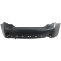 2009-2010 Toyota Corolla Rear Bumper Cover, Primed, w/ Spoiler Hole.