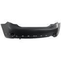 2009-2010 Toyota Corolla Rear Bumper Cover, Primed, w/ Spoiler Hole.
