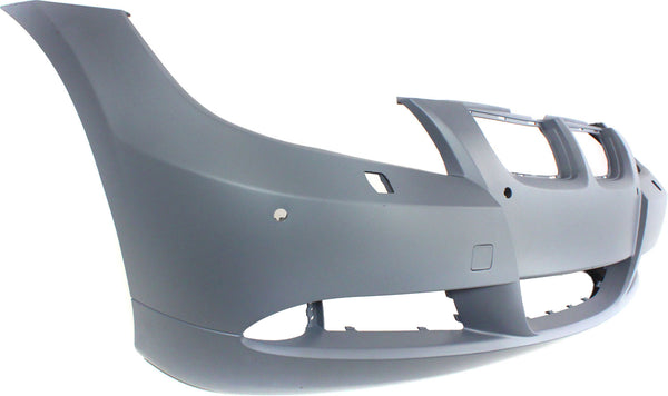 2006-2008 BMW 3-series Front Bumper Cover, Primed W/Headlamp Washer.