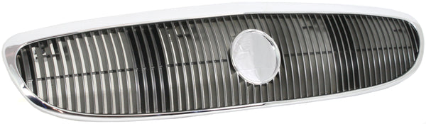 2003-2005 Buick Century Grille, Chrome Shell/Silver Black Insert.
