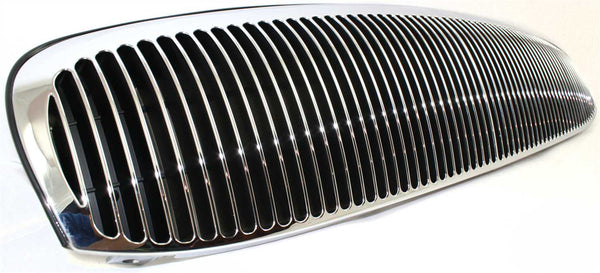 1997-2004 Buick Park Avenue Grille, Chrome Shell/Black.