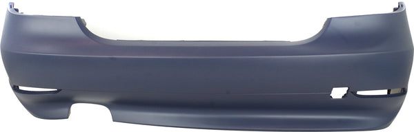 2004-2007 BMW 5- Rear Bumper Cover, Primed, w/o Park Distance Ctrl, Sedan.