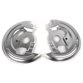 1969-1972 Oldsmobile 442 Front Disc Brake Backing Plates (Pair) Single Piston Type.