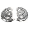 1969-1972 Chevy Chevelle Front Disc Brake Backing Plates (Pair) Single Piston Type.