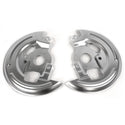 1969-1972 Oldsmobile Vista Cruiser Front Disc Brake Backing Plates (Pair) Single Piston Type.