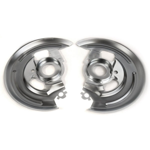 1969-1972 Oldsmobile 442 Front Disc Brake Backing Plates (Pair) Single Piston Type.