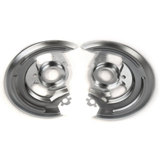 1969-1972 Oldsmobile Cutlass Front Disc Brake Backing Plates (Pair) Single Piston Type.