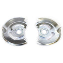 1973-1977 Chevy Monte Carlo Front Disc Brake Braking Plates (Pair) Single Piston Type.