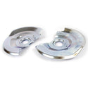 1973-1977 Oldsmobile 442 Front Disc Brake Braking Plates (Pair) Single Piston Type.