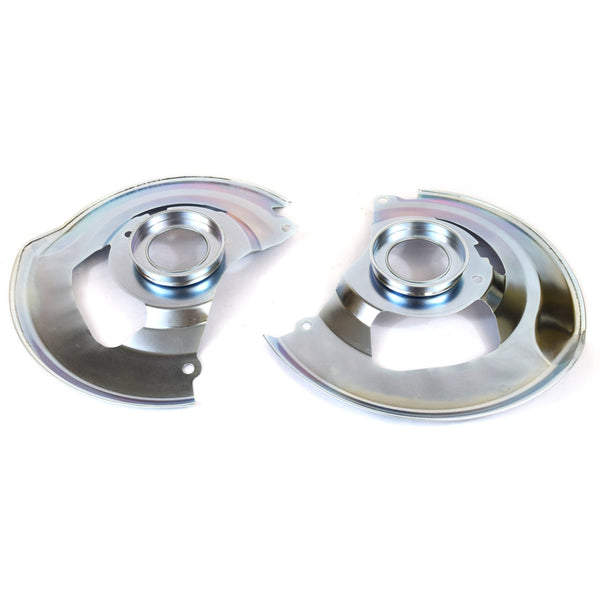 1973-1977 Chevy Monte Carlo Front Disc Brake Braking Plates (Pair) Single Piston Type.
