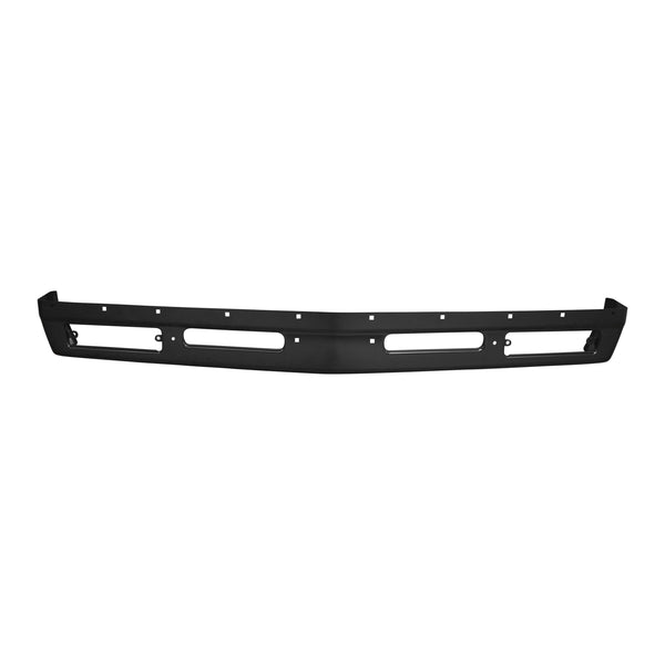 Black car bumper on a white background. 1981-1988 Oldsmobile Cutlass Front Bumper Edp.