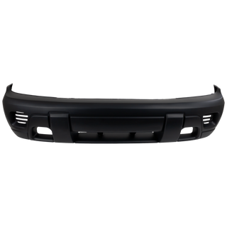 2002-2009 Chevy TrailBlazer Front Bumper Cover, Primed, w/o Fog Lights - CAPA.