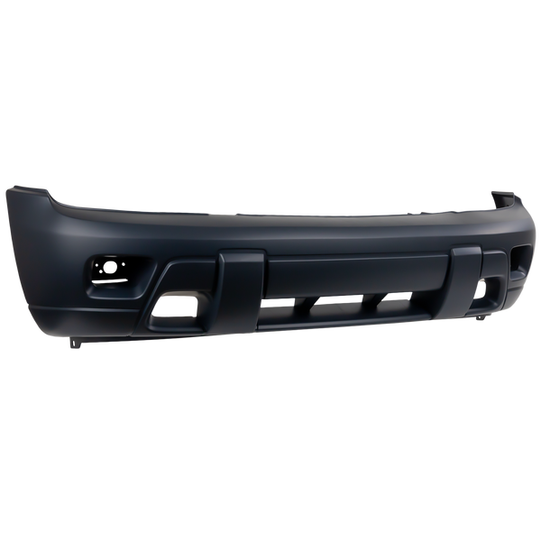 2002-2005 Chevy TrailBlazer Front Bumper Cover, Primed, w/Fog Lamp Hole.