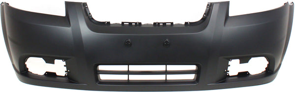 2007-2011 Chevy Aveo Front Bumper Cover, Primed, w/ Fog Lamp Hole, Sedan (CAPA).