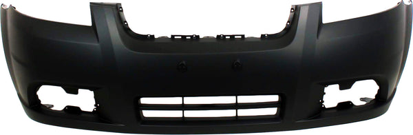 2007-2011 Chevy Aveo Front Bumper Cover, Primed, w/Fog Lamp Hole, Sedan.