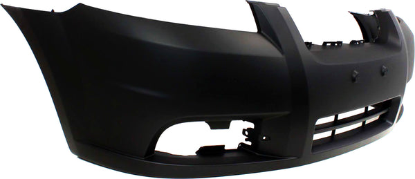 2007-2011 Chevy Aveo Front Bumper Cover, Primed, w/Fog Lamp Hole, Sedan.