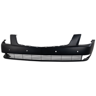 2006-2011 Cadillac DTS Front Bumper Cover, Primed, With Object Sensors.